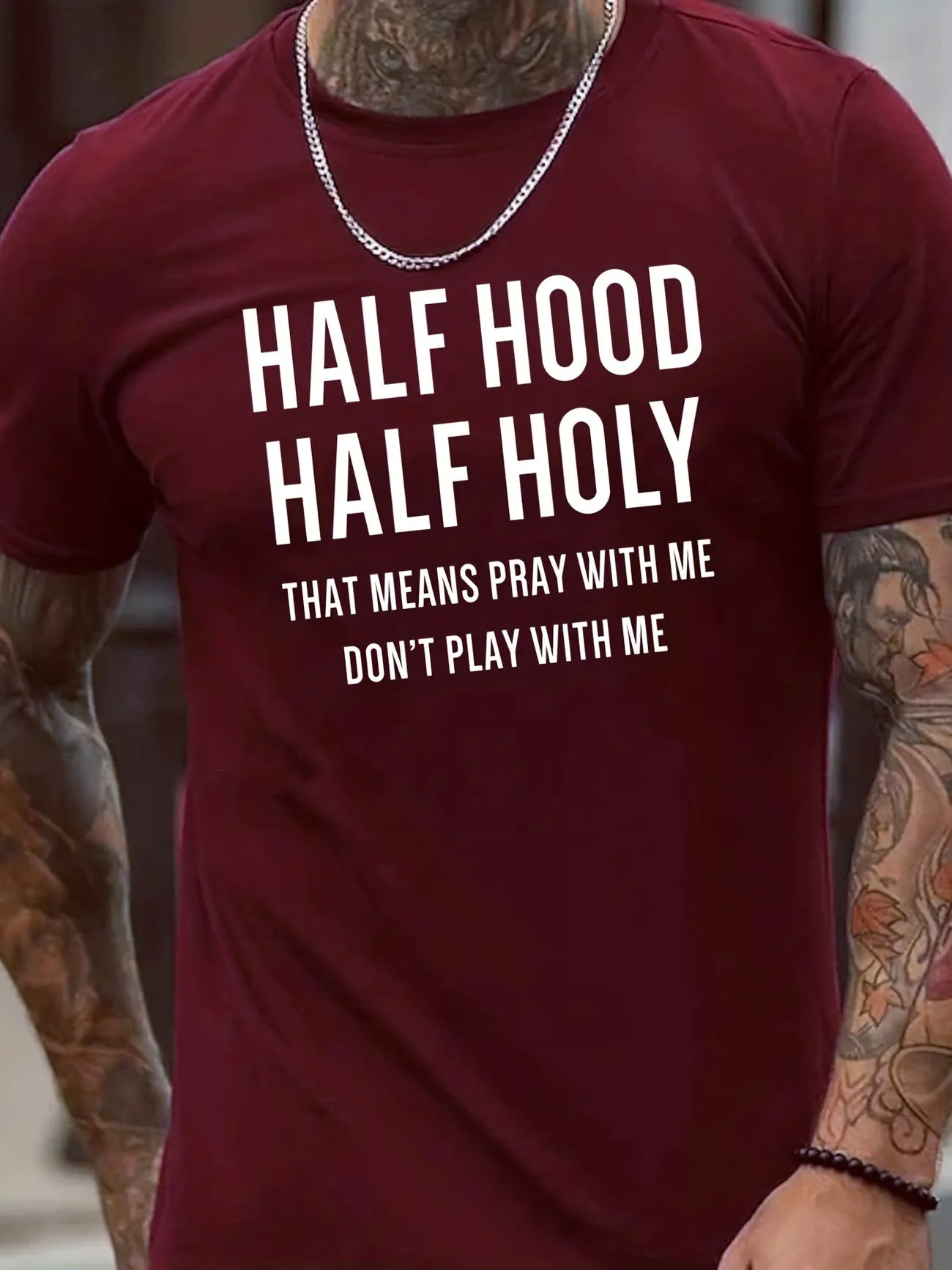 HALF HOOD HALF HOLY T-SHIRT