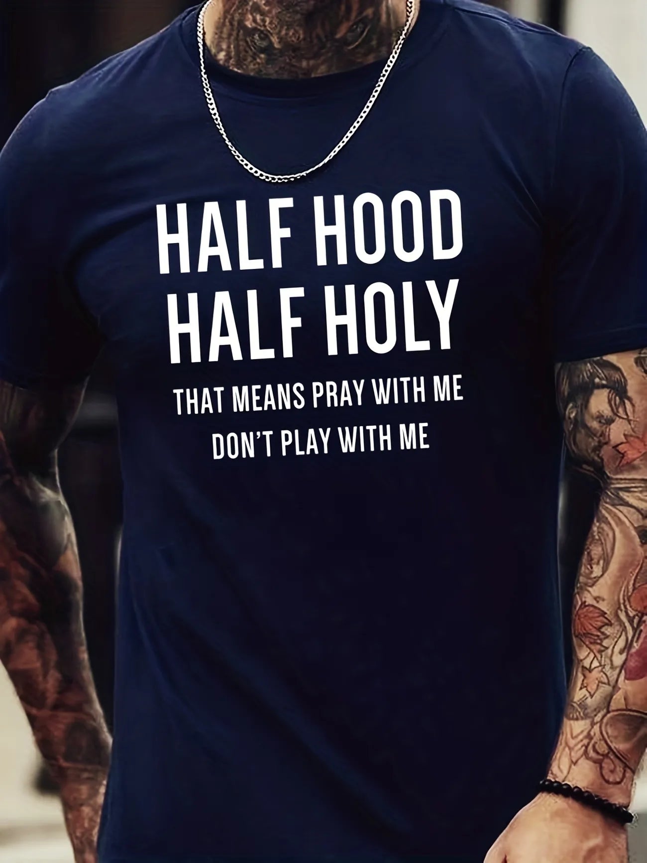 HALF HOOD HALF HOLY T-SHIRT