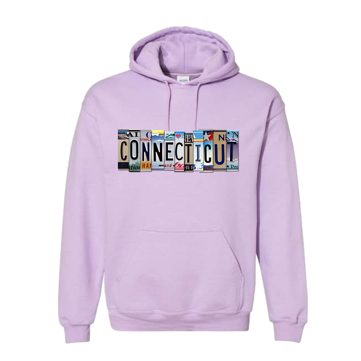 "CONNECTICUT" Plate Hoodie