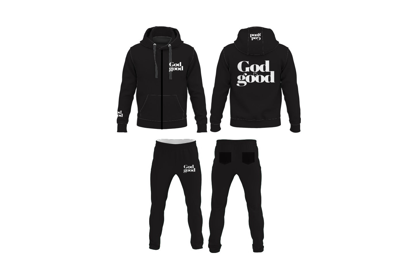 "God is Good" Jogger Set