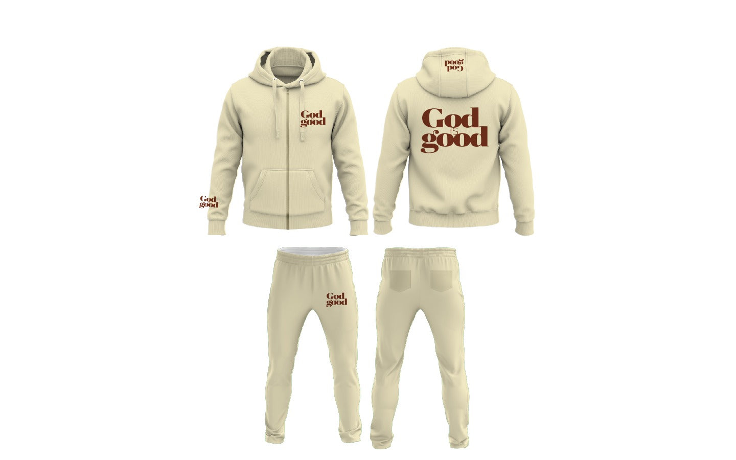 "God is Good" Jogger Set