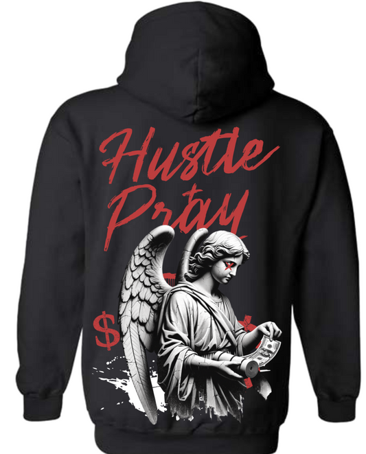 "Hustle & Pray" Graphic Hoodie