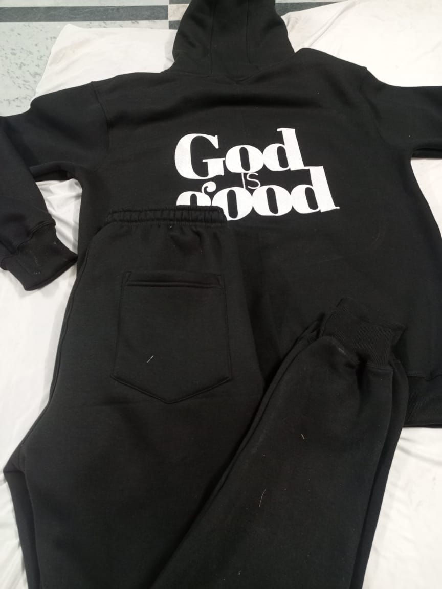 "God is Good" Jogger Set